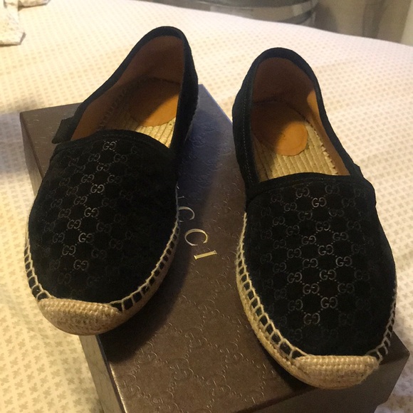 gucci suede espadrilles